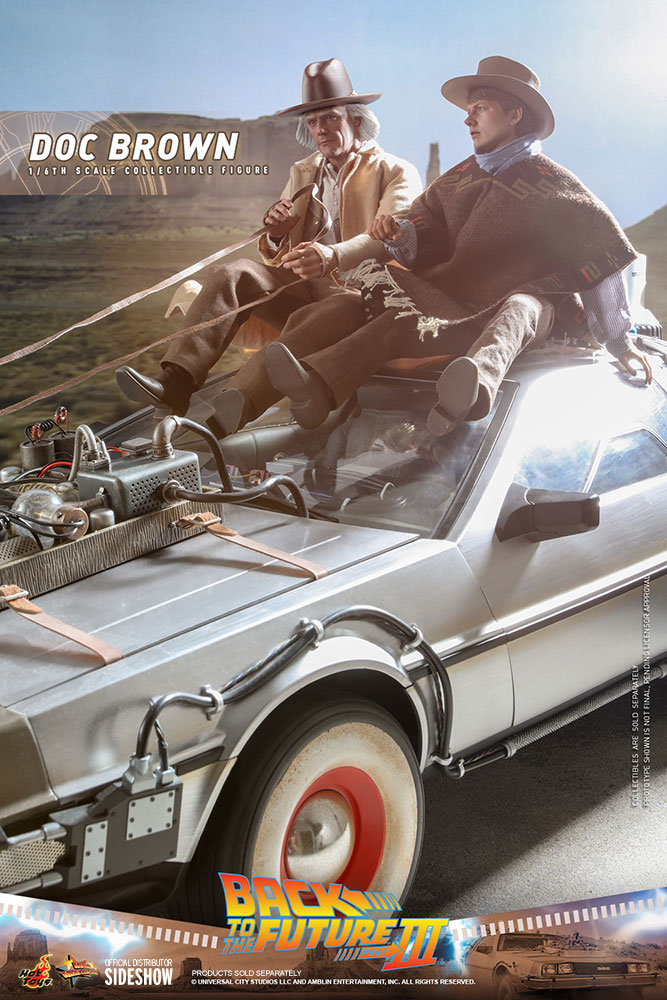 Doc Brown Back to the Future Part III MMS617 Sixth Scale Figure by