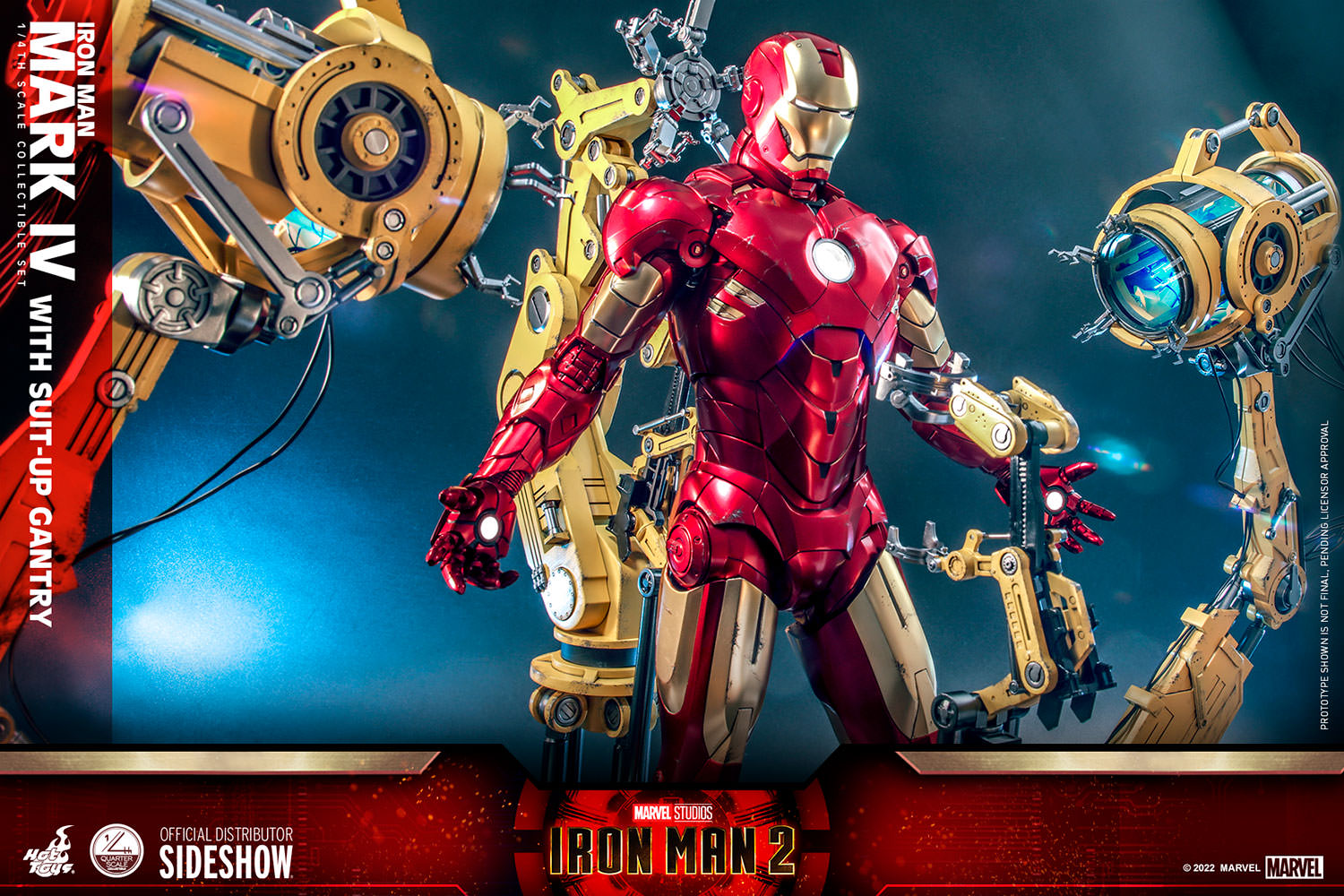 Iron Man Mark IV with Suit Up Gantry Quarter Scale Collectible Set