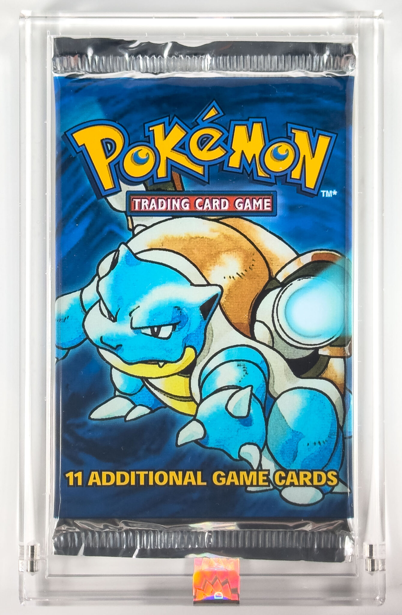 Pokemon Base Set Unlimited Edition Blastoise Art Booster Pack