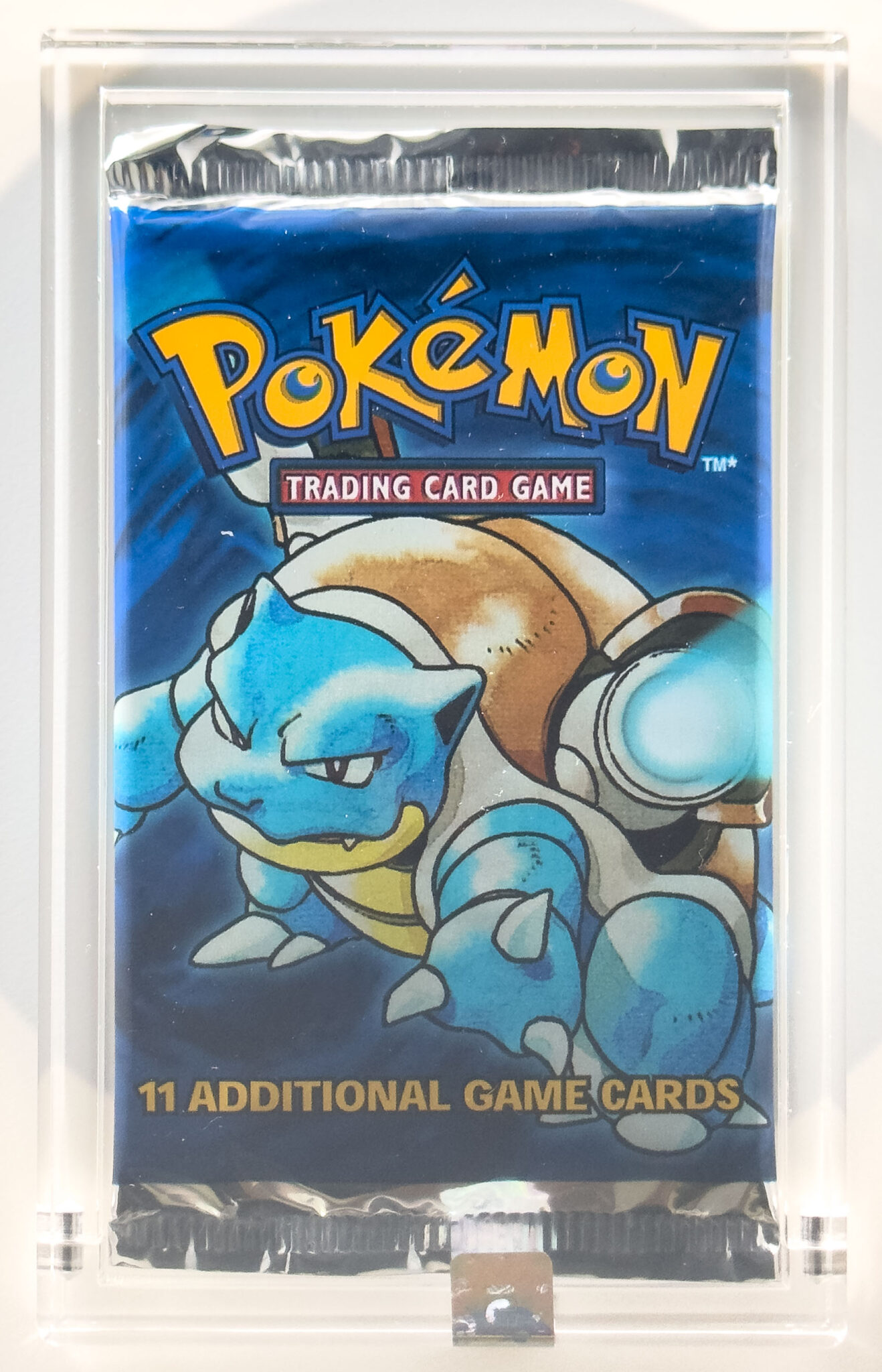 Pokemon Base Set Unlimited Edition Blastoise Art Booster Pack