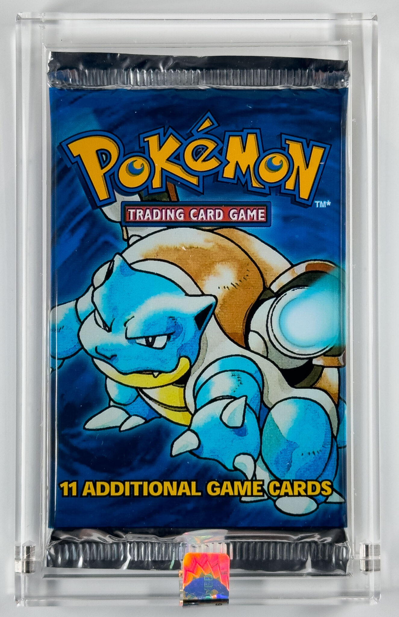 Pokemon Base Set Unlimited Edition Blastoise Art Booster Pack