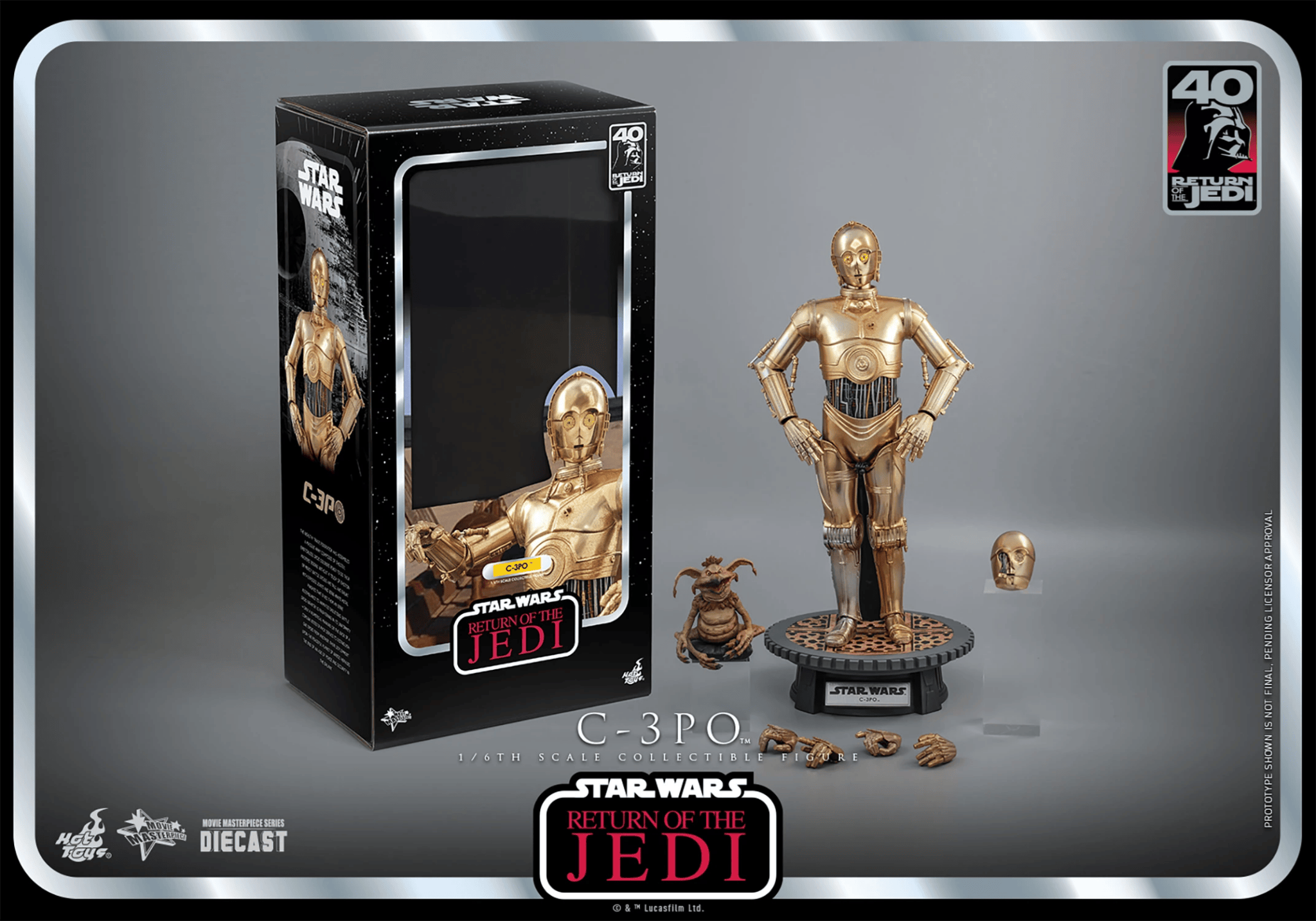 C-3PO Star Wars Return of the Jedi Sixth Scale Figure by Hot Toys