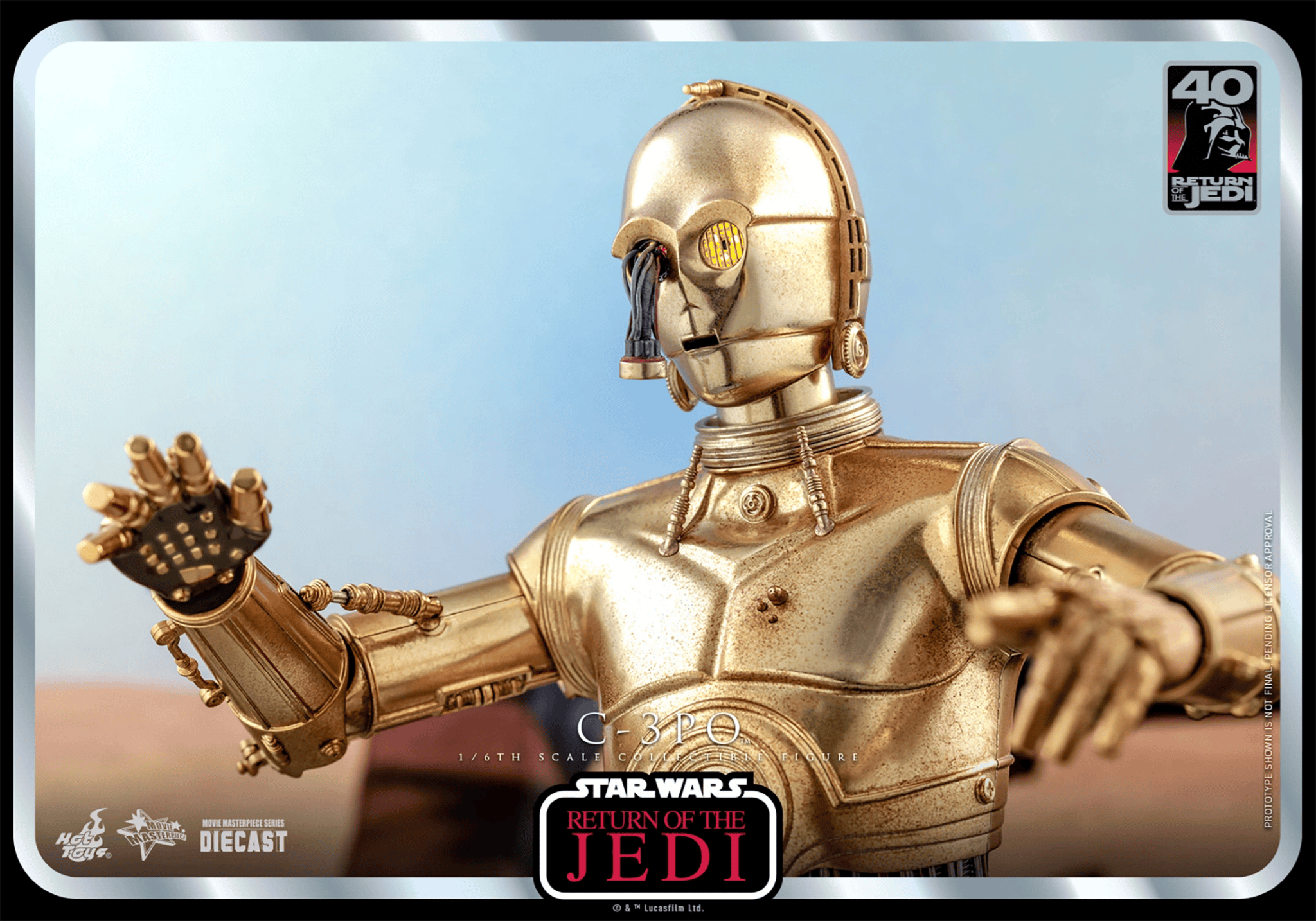 C-3PO Star Wars Return of the Jedi Sixth Scale Figure by Hot Toys