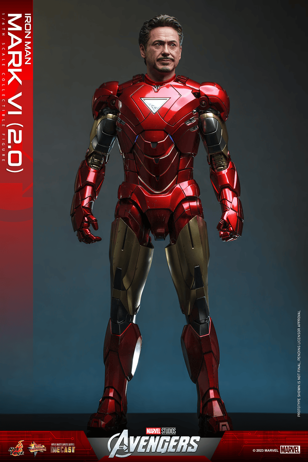 Iron Man Mark VI 2.0 The Avengers Diecast MMS Sixth Scale Figure
