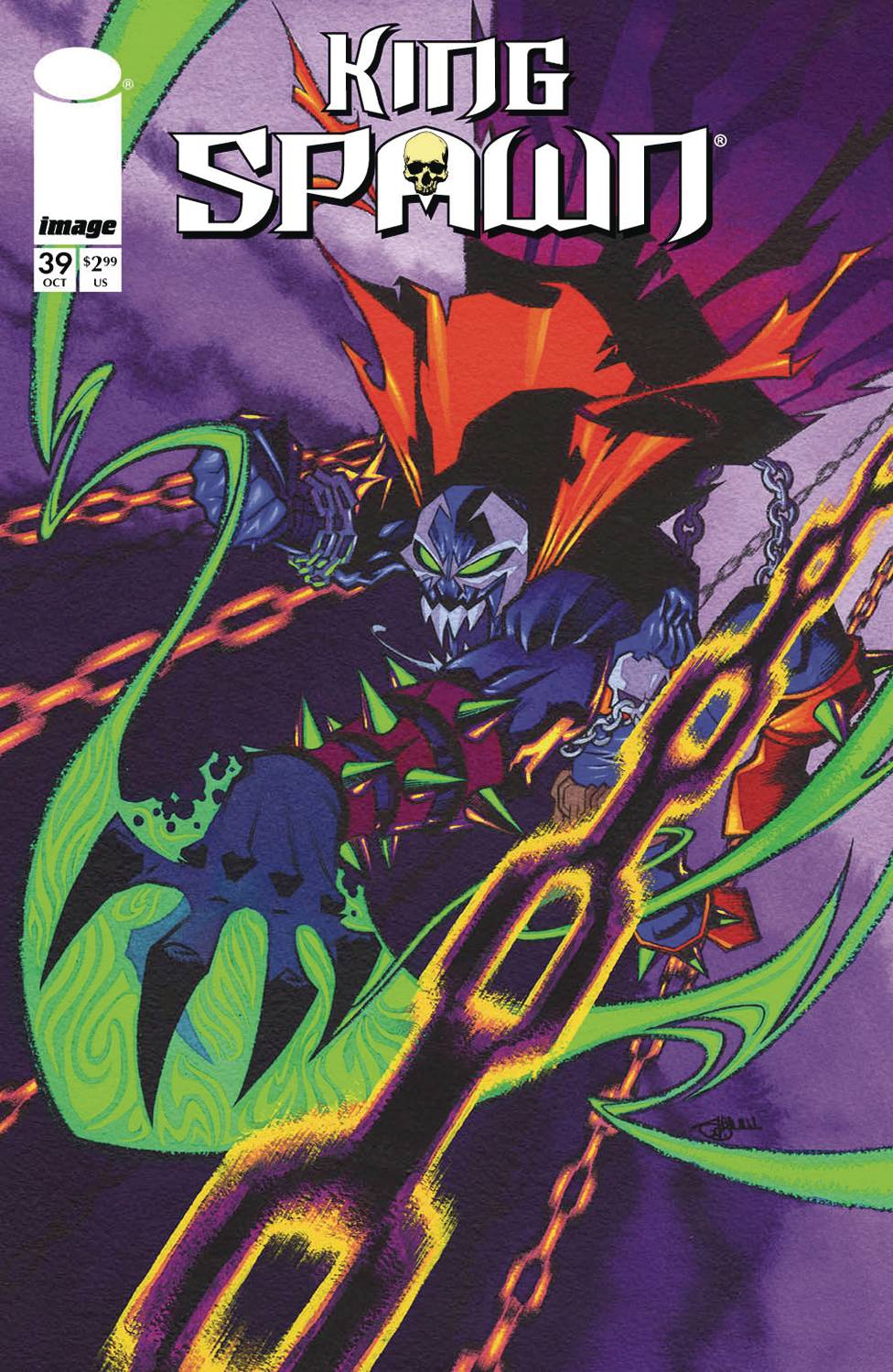 King Spawn #39 Shawn Crystal Cover A - Legacy Comics and Cards