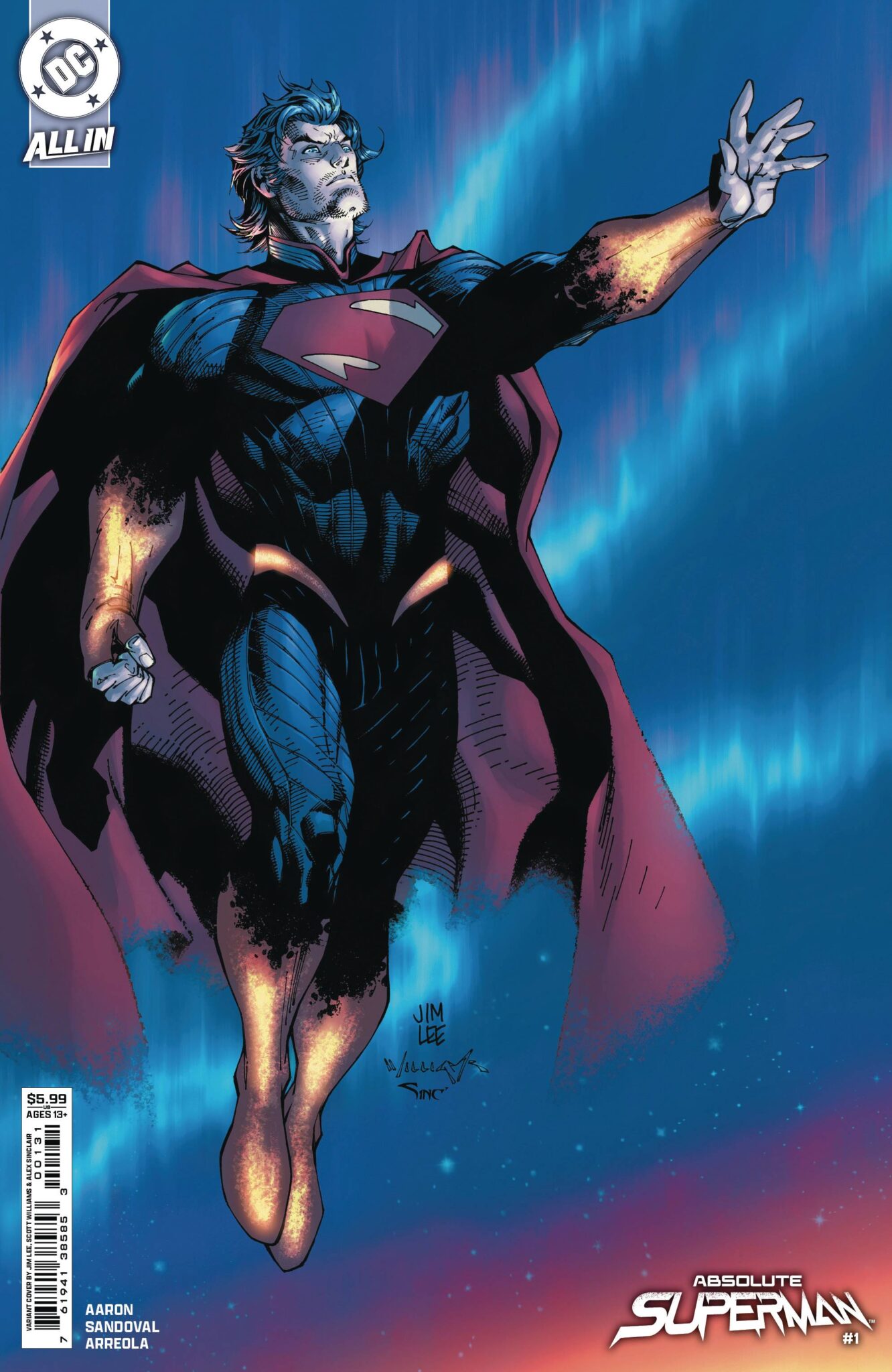 Absolute Superman #1 Jim Lee Foil Variant Cover J - Legacy Comics