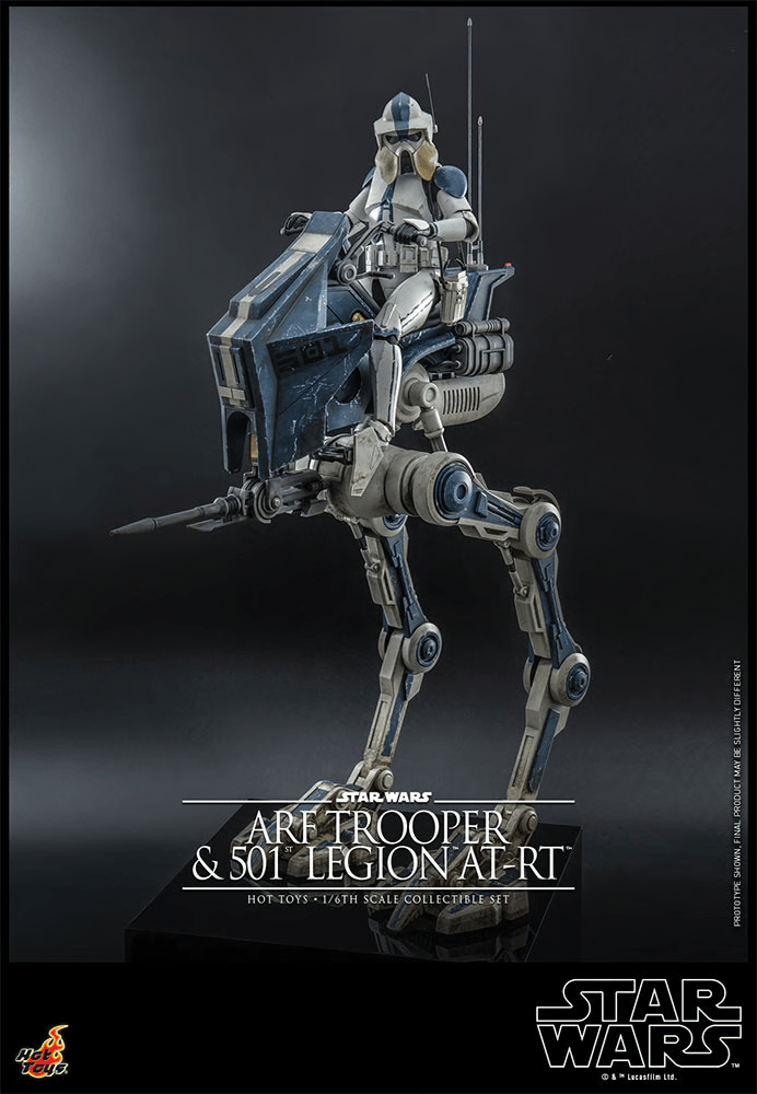 ARF Trooper and 501st Legion AT-RT Star Wars the Clone Wars Sixth