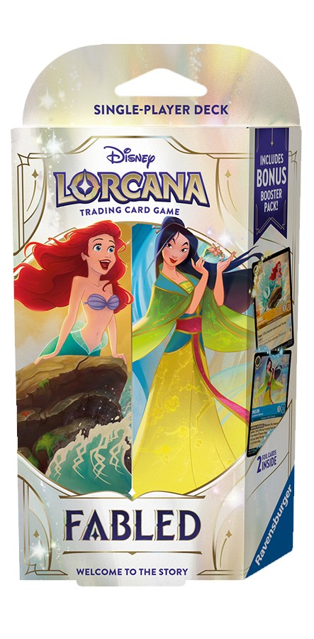 Disney Lorcana TCG Fabled (Amber & Sapphire) Starter Deck - Legacy