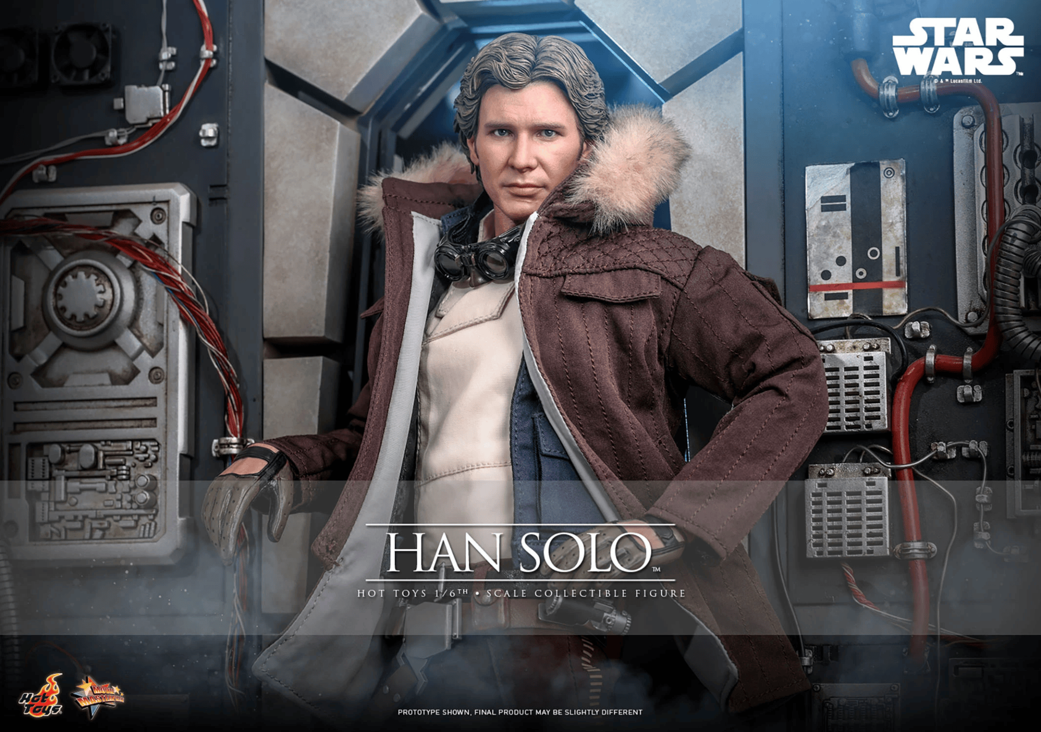 スターウォーズ　ハミルトンコレクション「The Empire Strikes」 Han Solo Star Wars the Empire Strikes Back MMS846 Sixth Scale