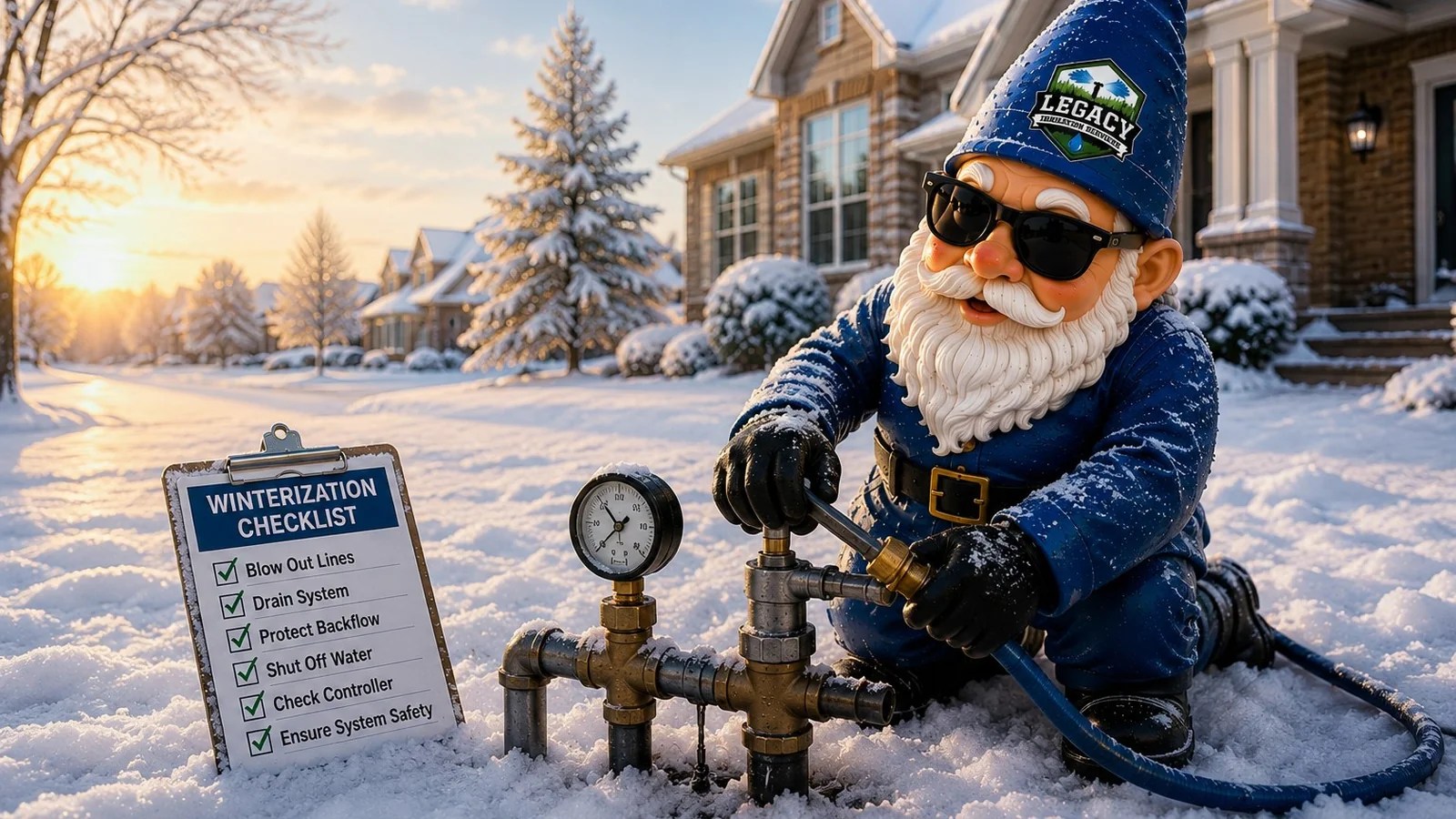 Irrigation winterization service in Lincoln Nebraska