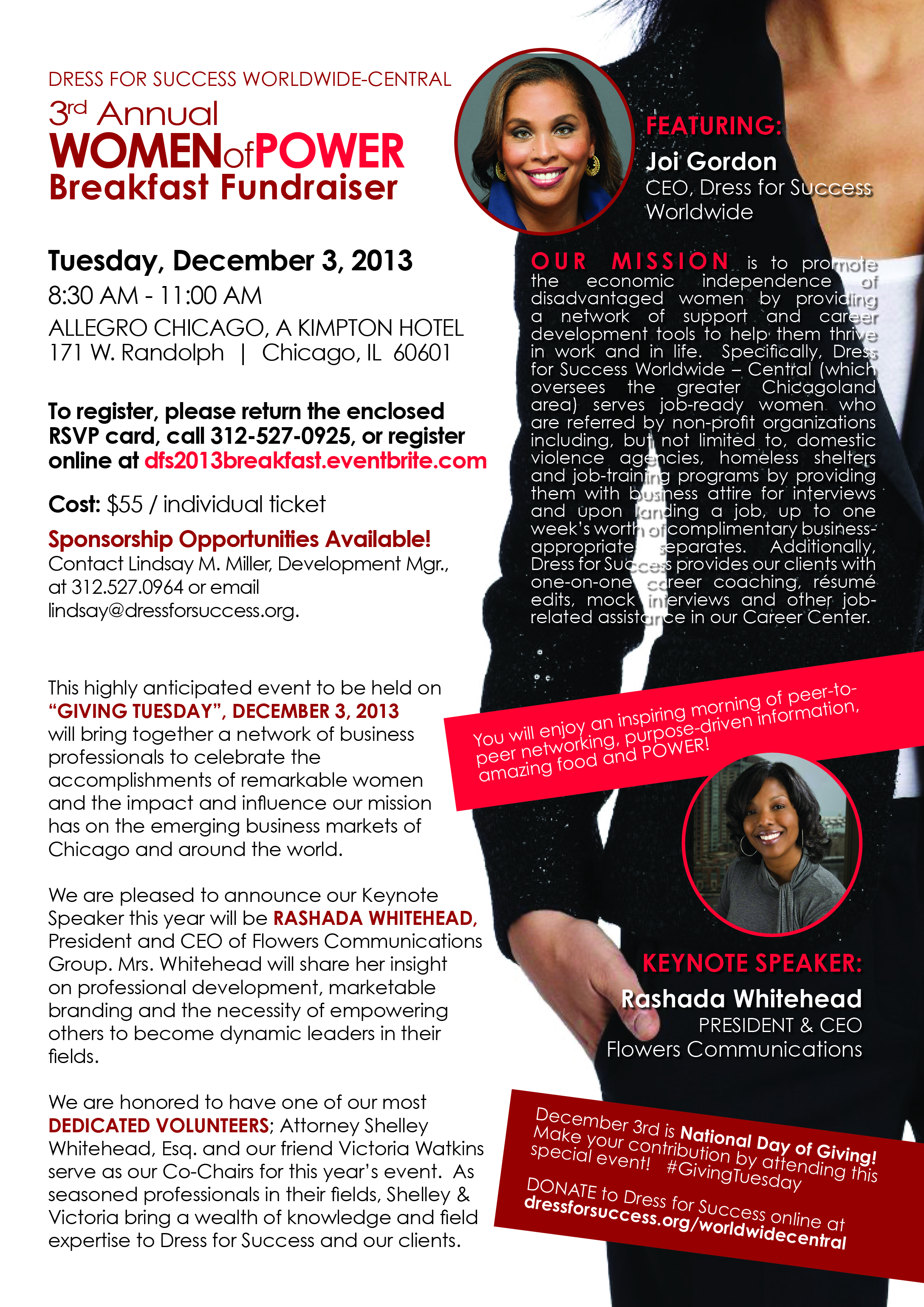 Dress For Success 3rd Annual Women Of Power Breakfast Fundraiser Tomorrow The Legal Bombshell