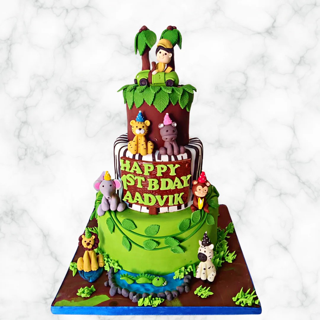 Jungle Adventure Cake Legateaucakes