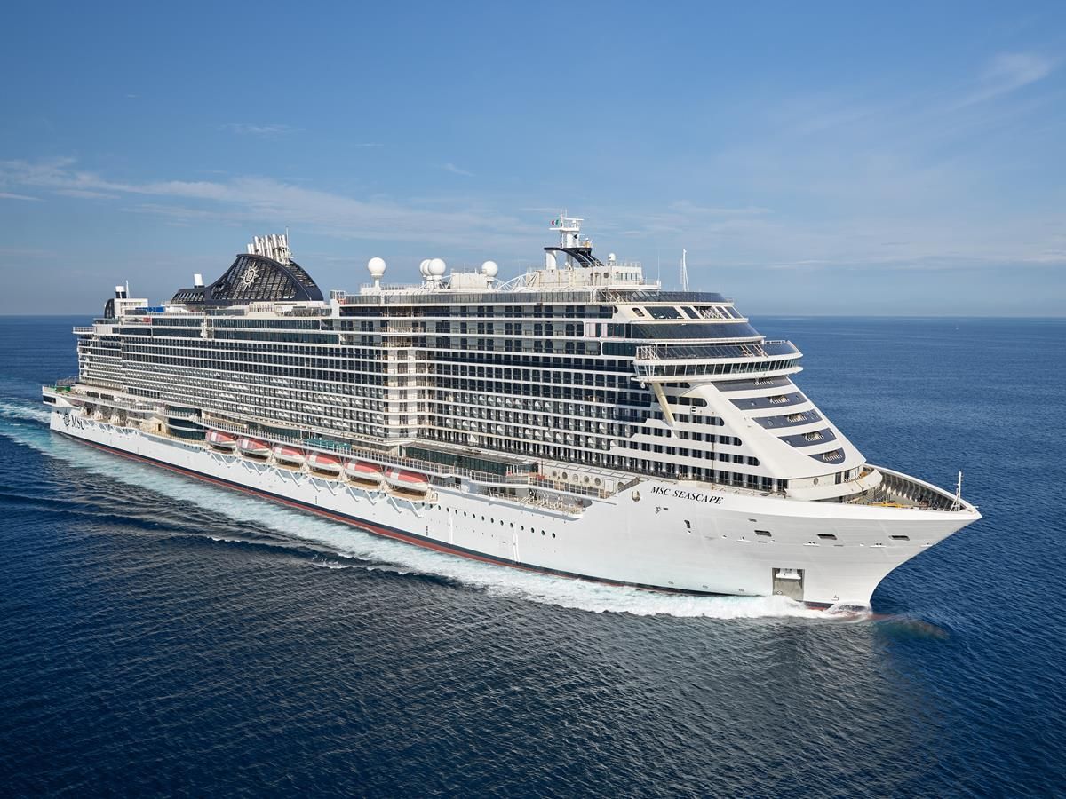 Msc’s new cruise ship makes debut in new york city