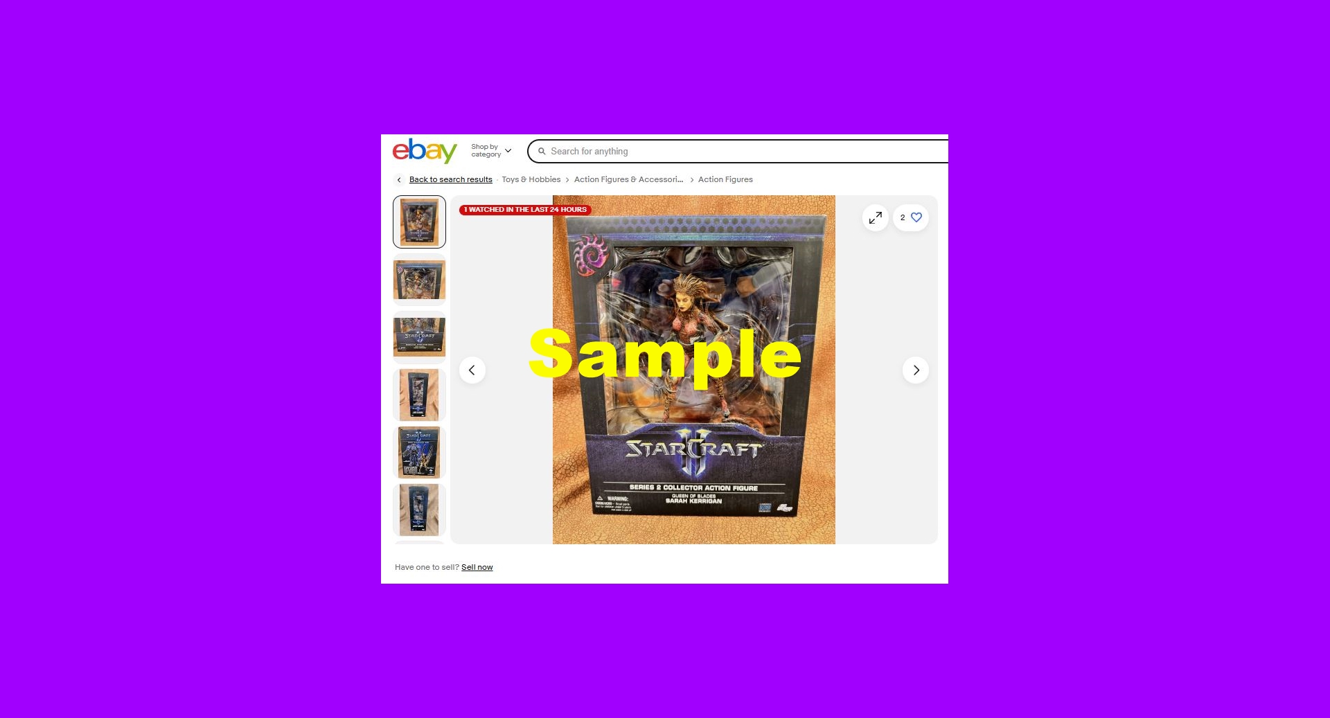 WANTED - Starcraft II Series 2 Queen of Blades Sarah Kerrigan Figure (2012)
