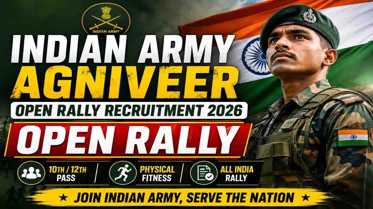 Indian Army Agniveer Open Rally Recruitment 2026 Open Rally