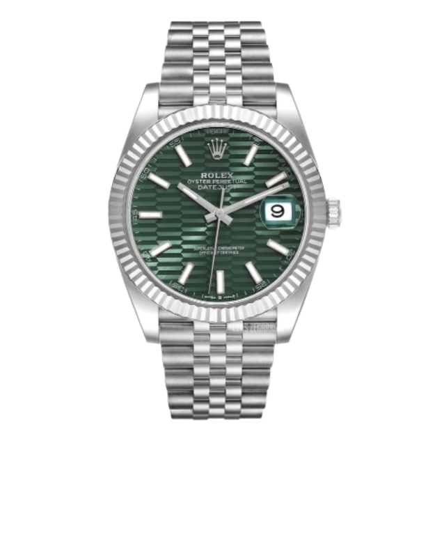 롤렉스 데이저스트 41mm 126334-0030 White Gold&904L Green Fluted Dial Jubilee[ARF]