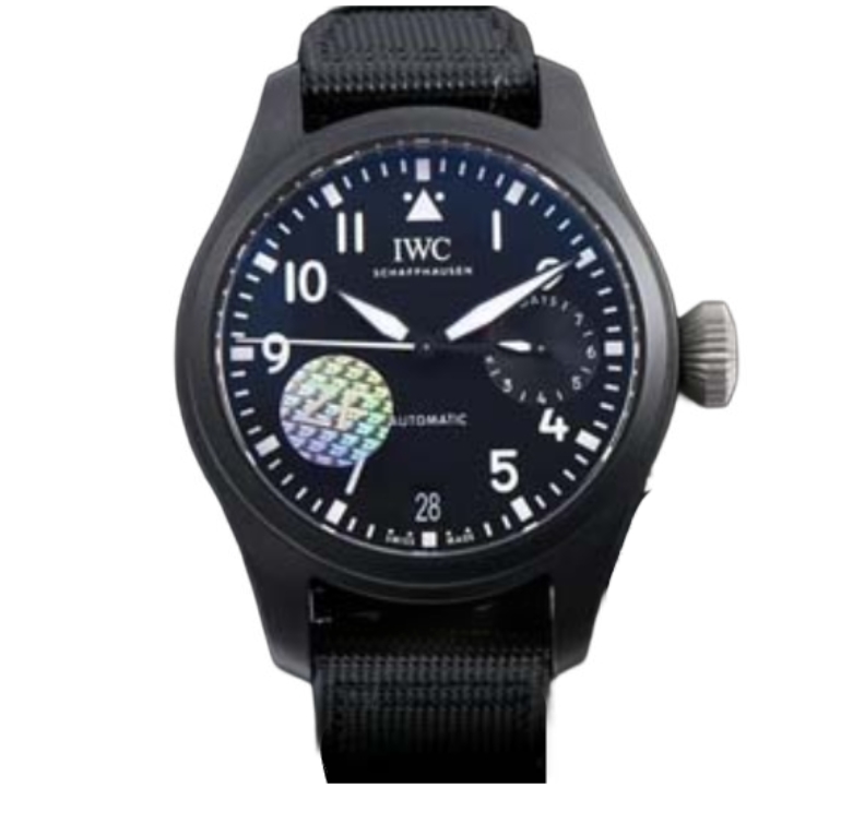 IWC 빅파일럿 Top Gun 46mm IW502003 Ceramic Textile Strap Arabic Numerals Blue Dial[ZF]