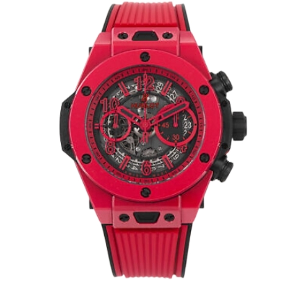 위블로 빅뱅 Unico 45mm 411.CF.8513.RX Red Ceramics Red Rubber Strap Red Skeletonized[BBF]