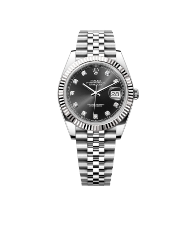 롤렉스 데이저스트 36mm 126234-0027 Full 904L Diamond Mop Black Dial Jubilee[CLEAN]