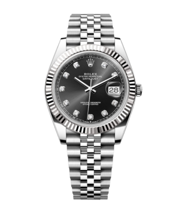 롤렉스 데이저스트 41mm 126334-0012 White Gold&904L Diamond Black Dial Jubilee[ARF]