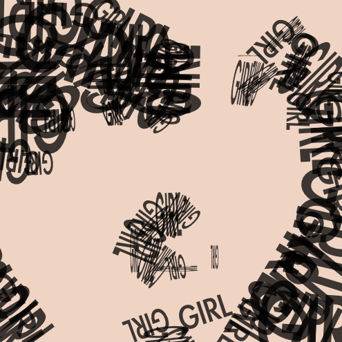 Text based portrait of a little girl - LeMasney Consulting