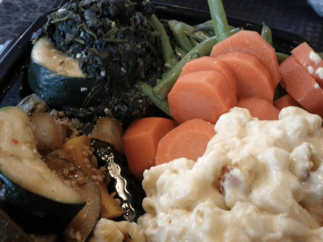 Veggie lunch at Frist