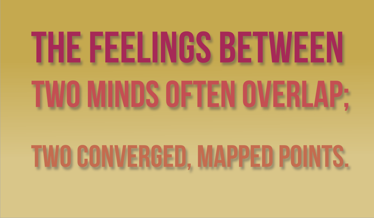 20121106: The feelings between two minds overlap, by John LeMasney via 365sketches.org