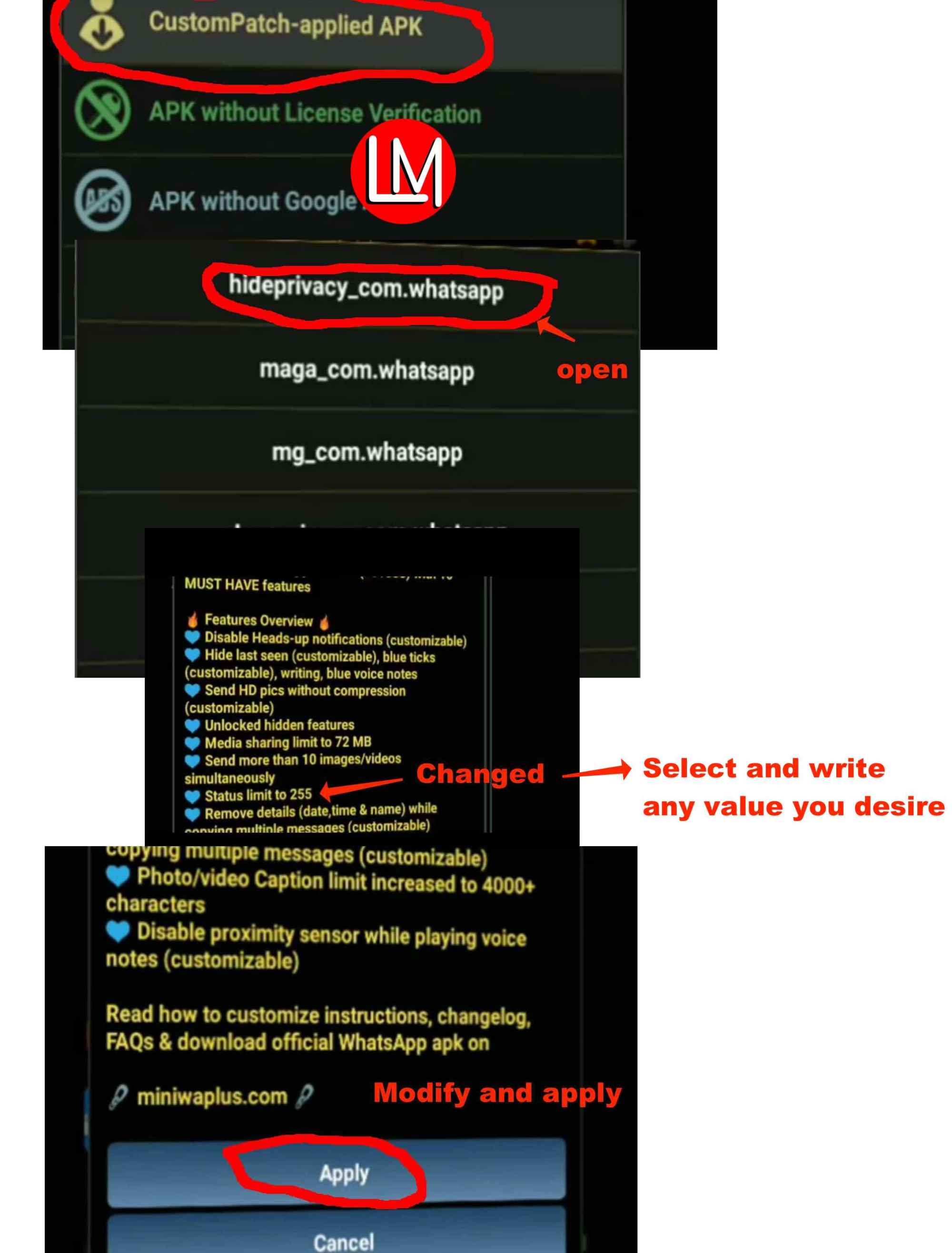 Extend WhatsApp Status Time from 30 Seconds to as Long as 7min