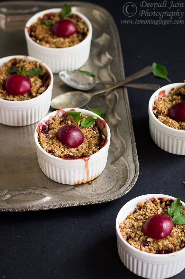 Apple and Plum Crisp Moleskine Recipe Journal — Lemon in Ginger