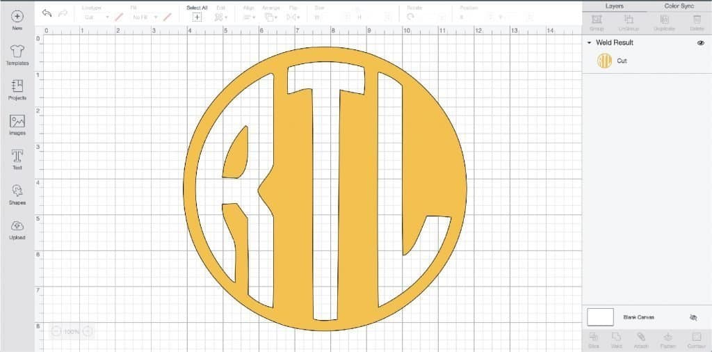 You can either use the letter from a font (cricut or system fonts— . Cricut Circle Monogram Design Space Tutorial