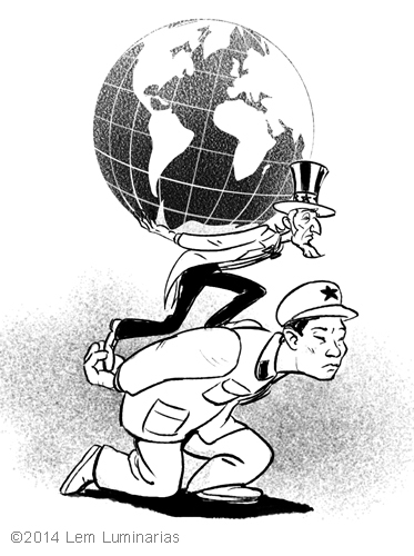 Editorial Art: Rise of China by Lem Luminarias