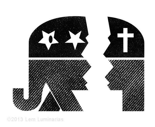 Editorial Art: GOP Schism by Lem Luminarias