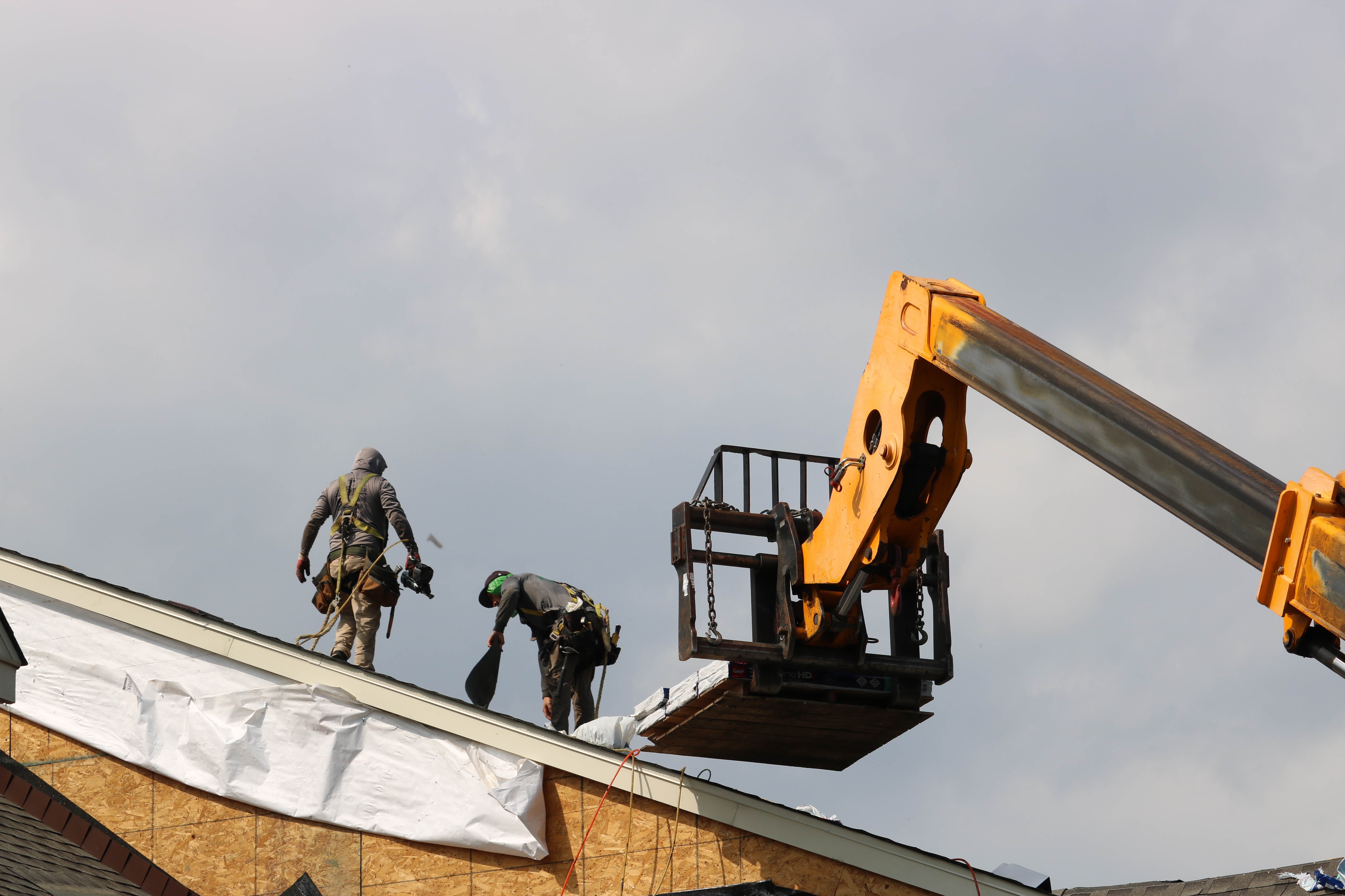 Community-wide GAF roof replacement at The Villas at Five Ponds in Warminster, Pennsylvania