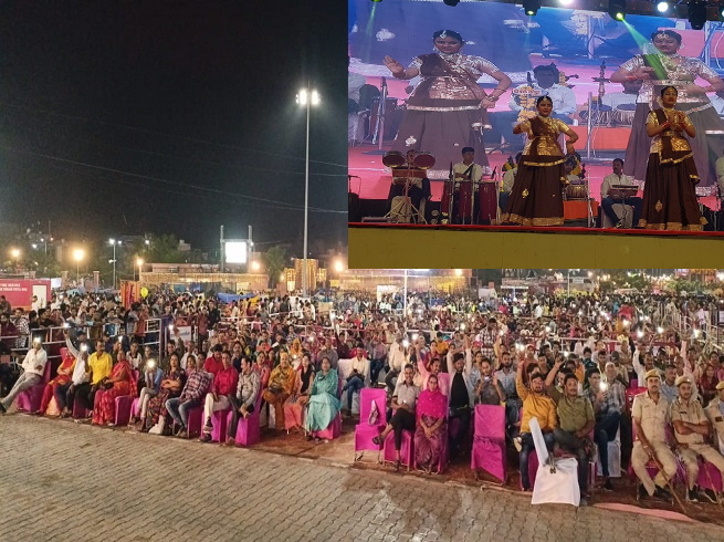 कोटा दशहरा 2022: श्रीरामचंद्र कृपालु भजमन…पर कत्थक नृत्य ने मन मोहा