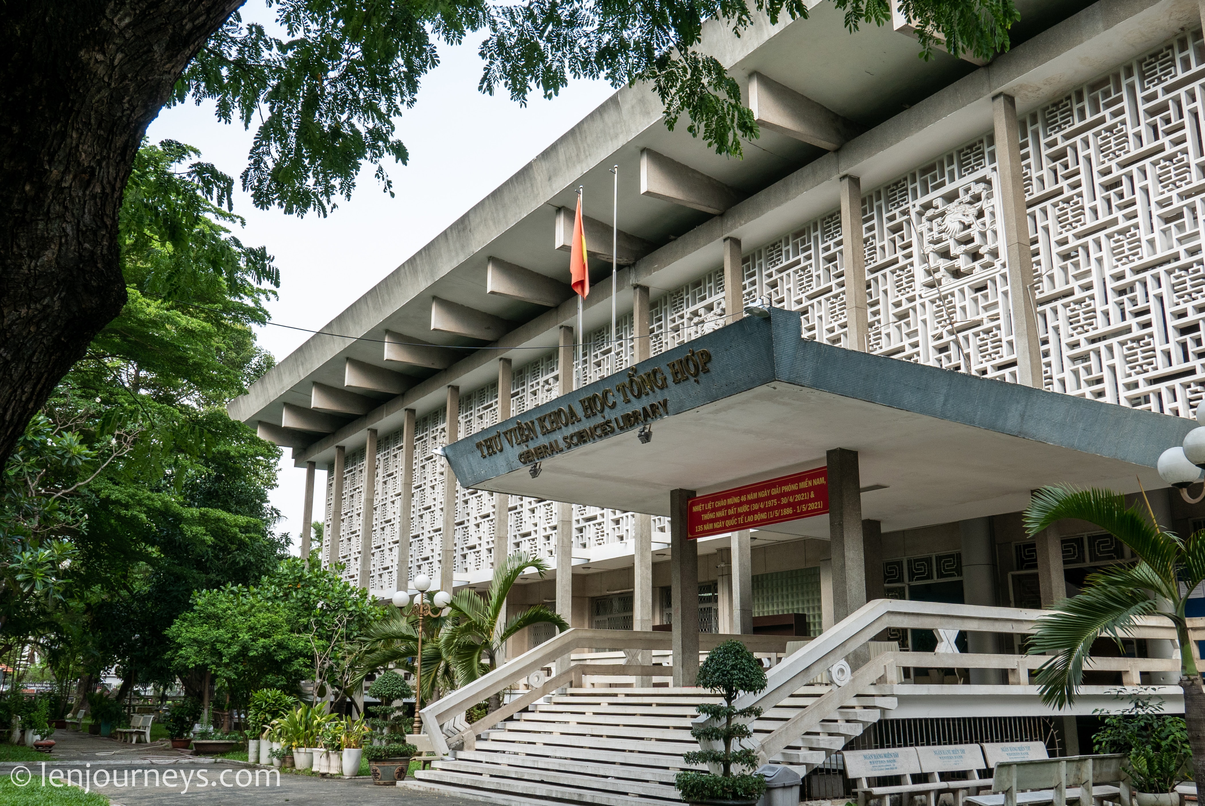 HCMC General Science Library - a hidden gem architectural gem in Saigon