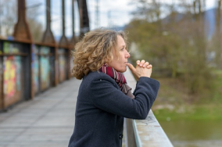 Blog. Woman. Looking out. 5