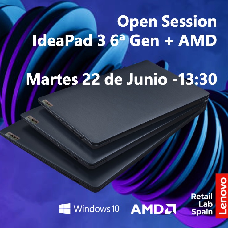 Open Session IdeaPad 3 6ª generación con AMD