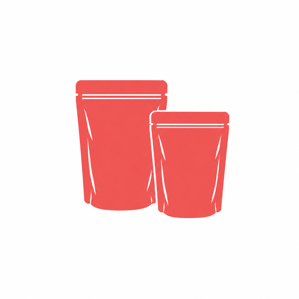 Ilustración de dos bolsas de café de especialidad LENTO