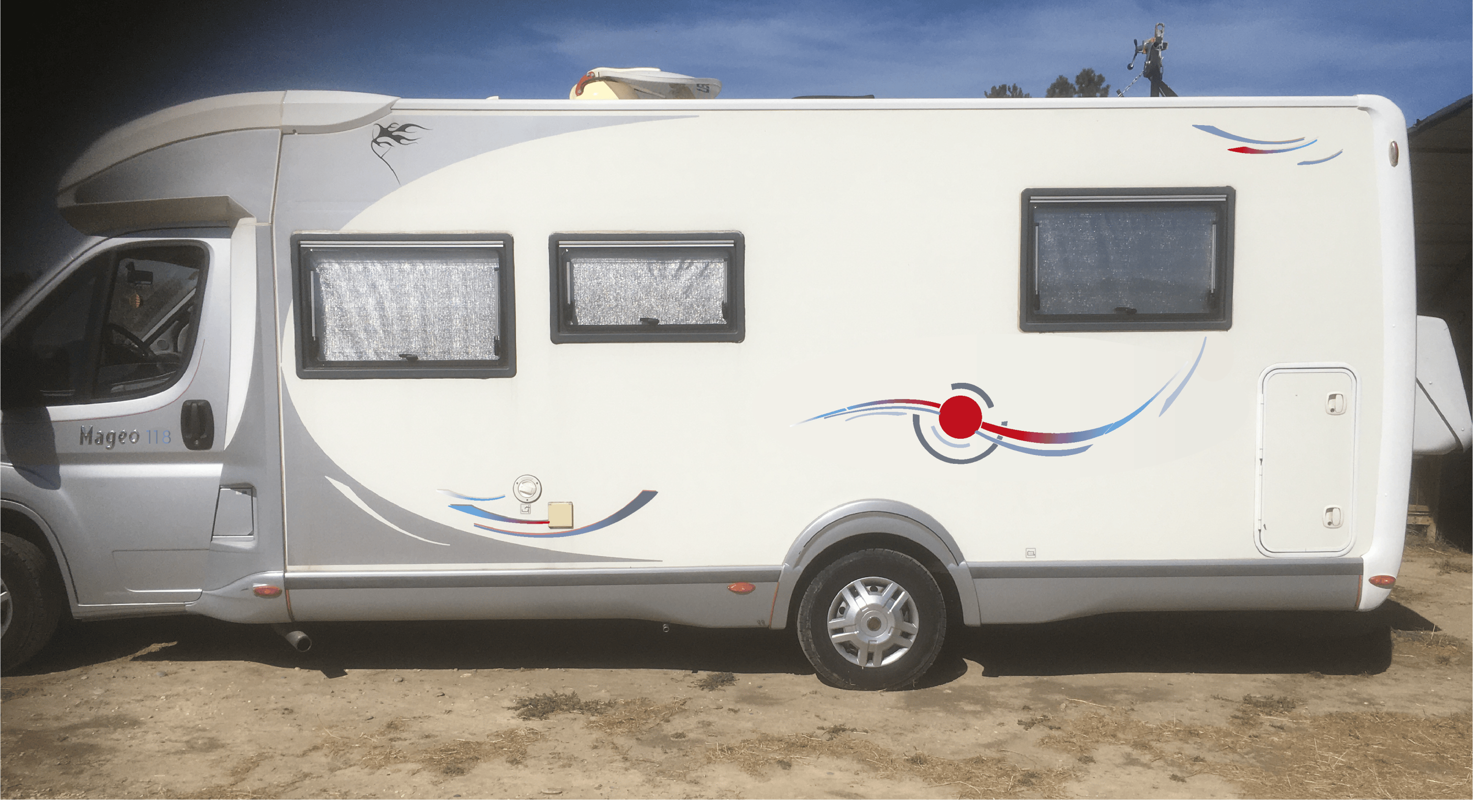 Stickers "Camping-caristes Vigilants" - Lot De 2 Autocollants De 10cm, Neufs, Fabriqués En France