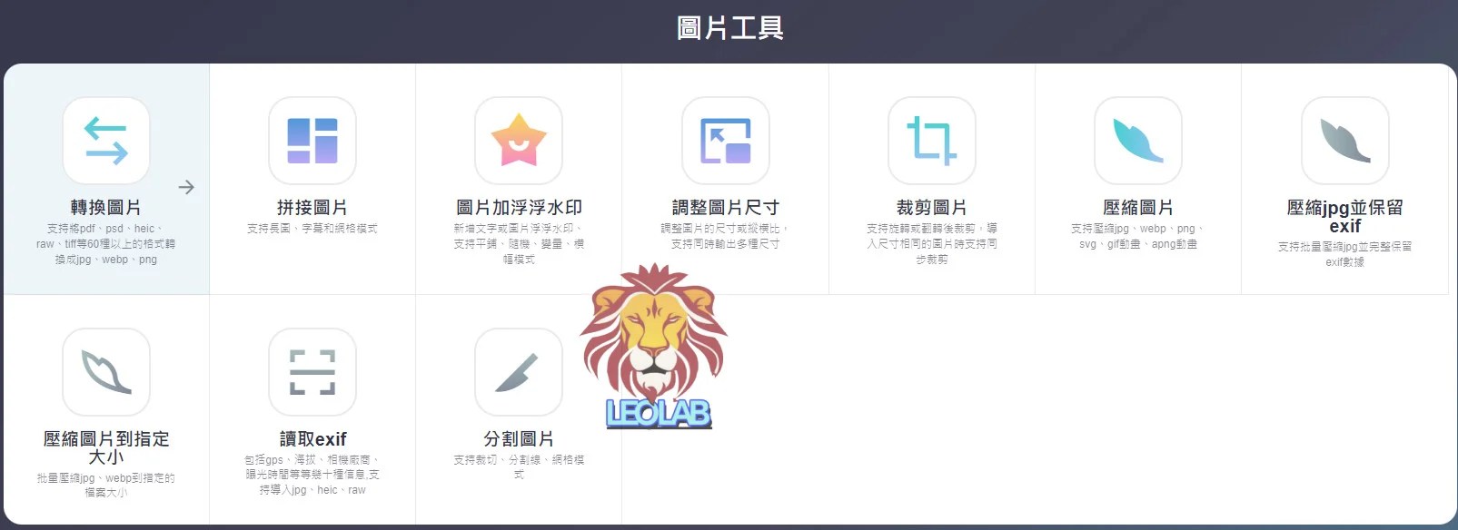 ImageTool圖片工具|Leo里歐-網路理財實驗室