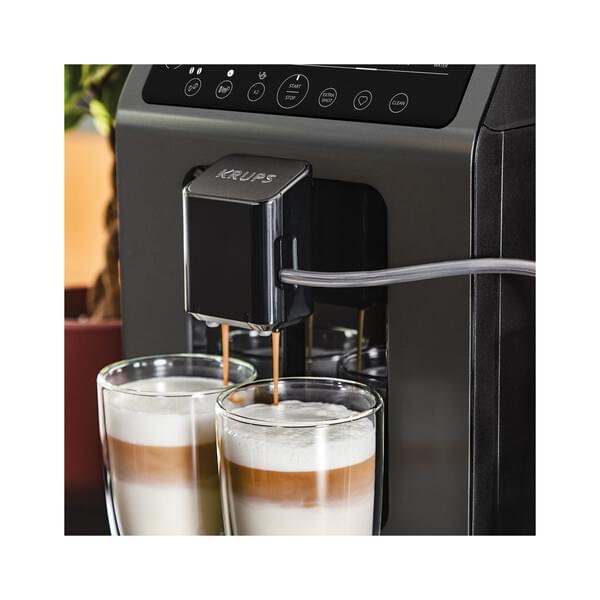 verschiedener Krups Zubereitung Touch Einfache Kaffeevollautomat - Kaffeespezialitäten! Leo4u Cappuccino One EA89Z