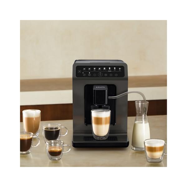 Krups EA89Z One Touch Cappuccino Kaffeevollautomat Einfache Zubereitung  verschiedener Kaffeespezialitäten! - Leo4u