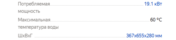 Характеристики Baxi SIG-2 11p