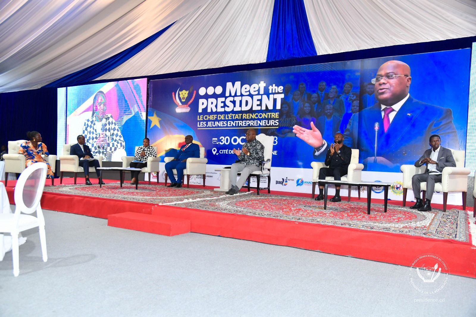 Le président Félix Tshisekedi fraternise avec l&rsquo;élite des entrepreneurs congolais