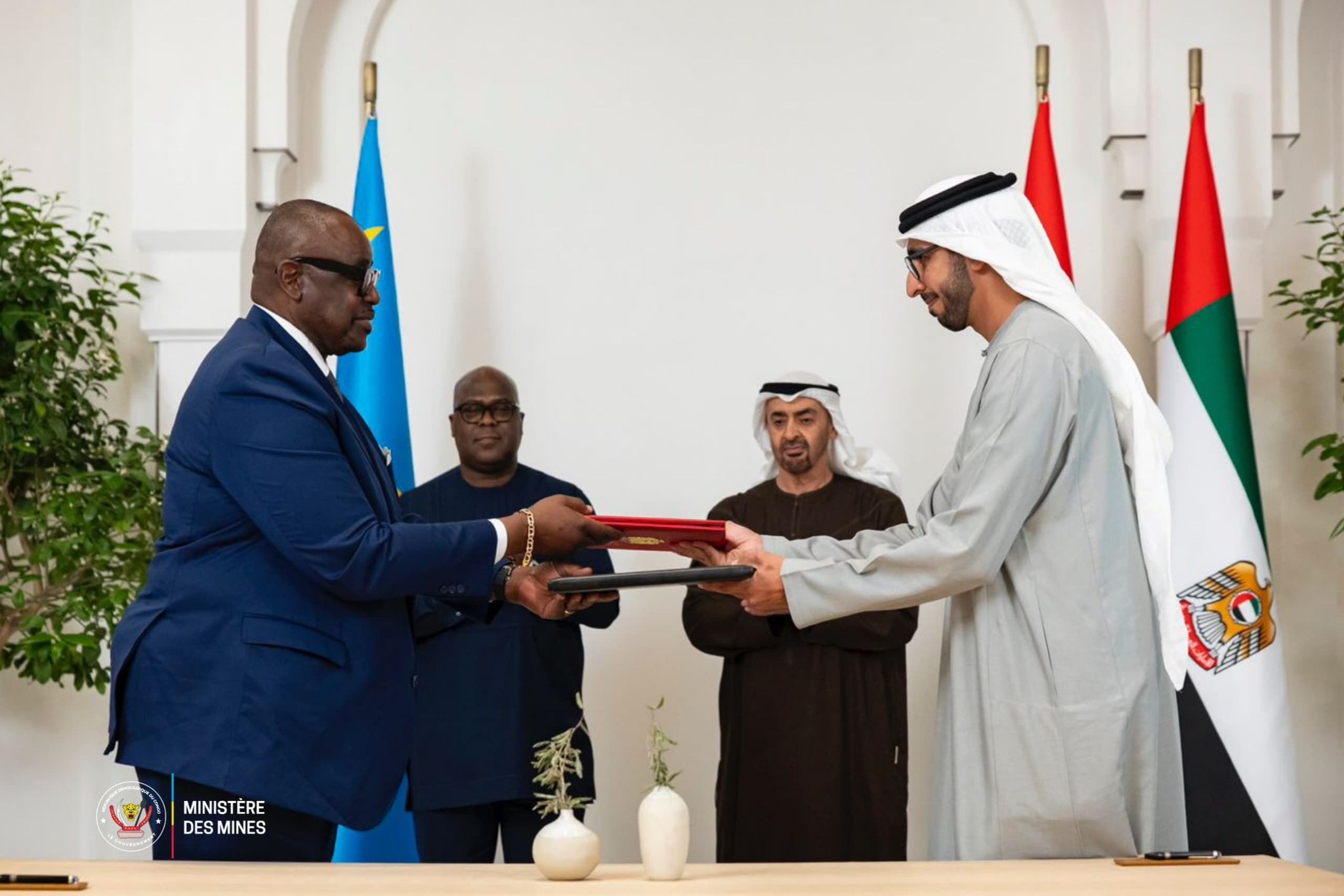 RDC–Émirats, un accord signé à Abu Dhabi pour renforcer la traçabilité et la transformation des minerais