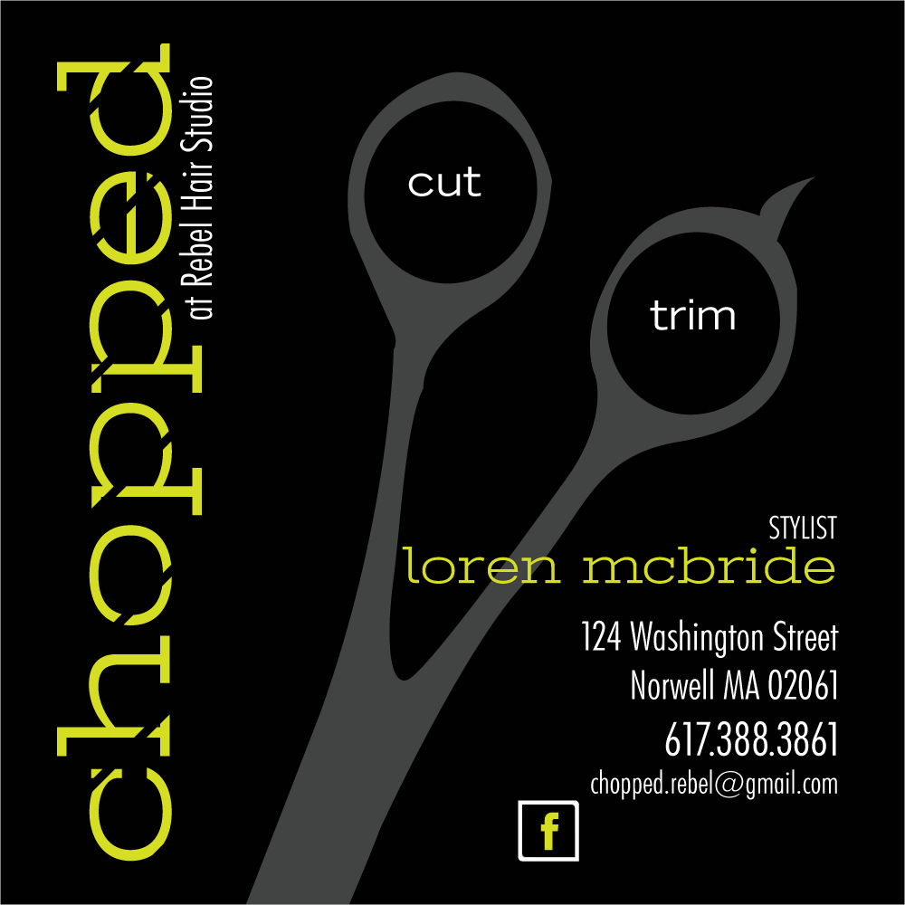 Men's Business Card - square