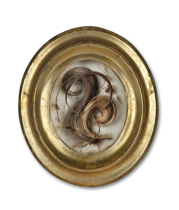 Bijou de cheveux, ca. 1850, Musée Frederic Marès