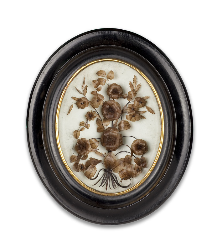 Bijou de cheveux, ca. 1850, Musée Frederic Marès