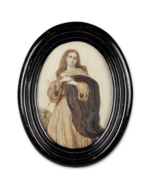 Bijou de cheveux, ca. 1850, Musée Frederic Marès