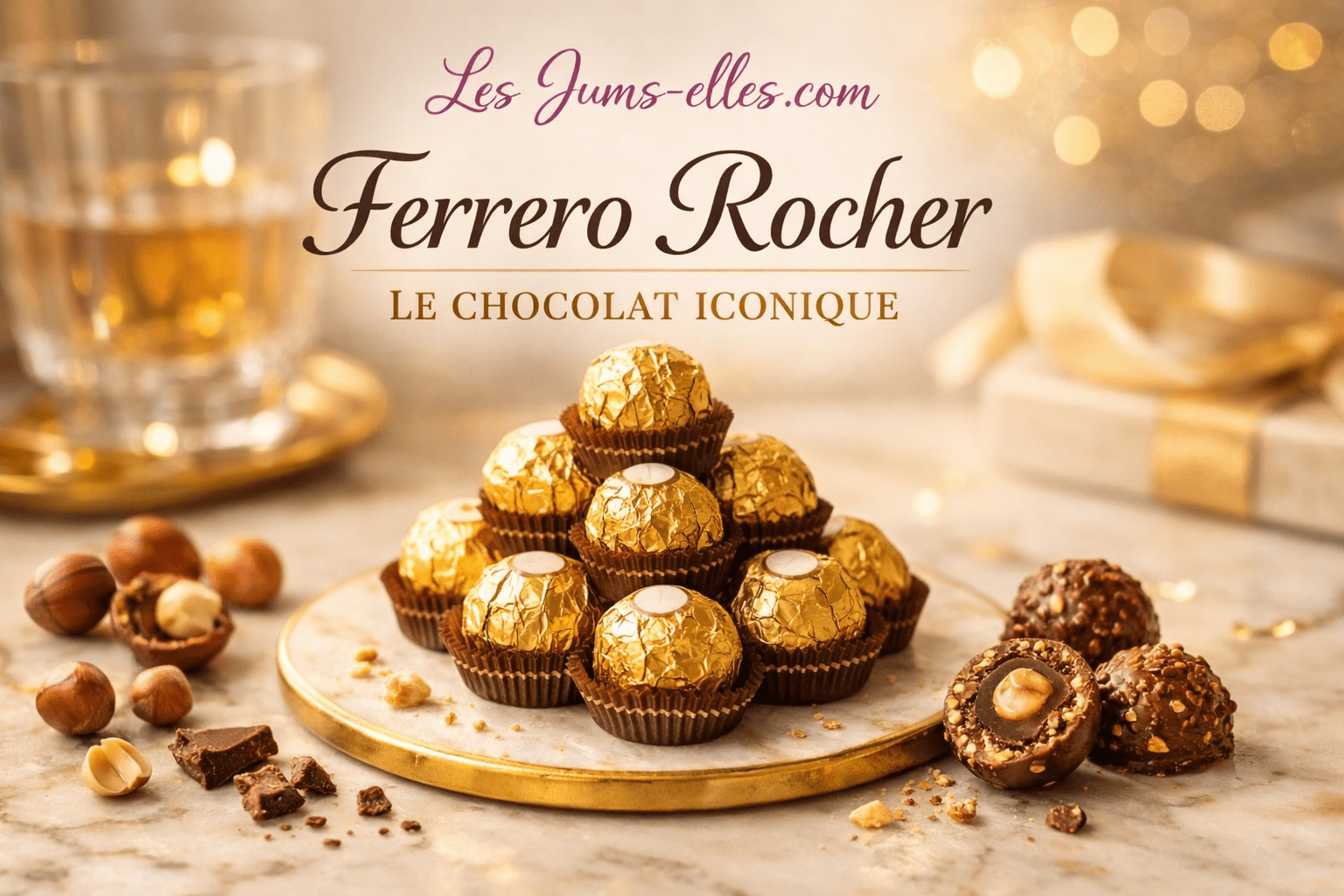 Lire la suite à propos de l’article Ferrero Rocher : univers doré du célèbre chocolat à la noisette